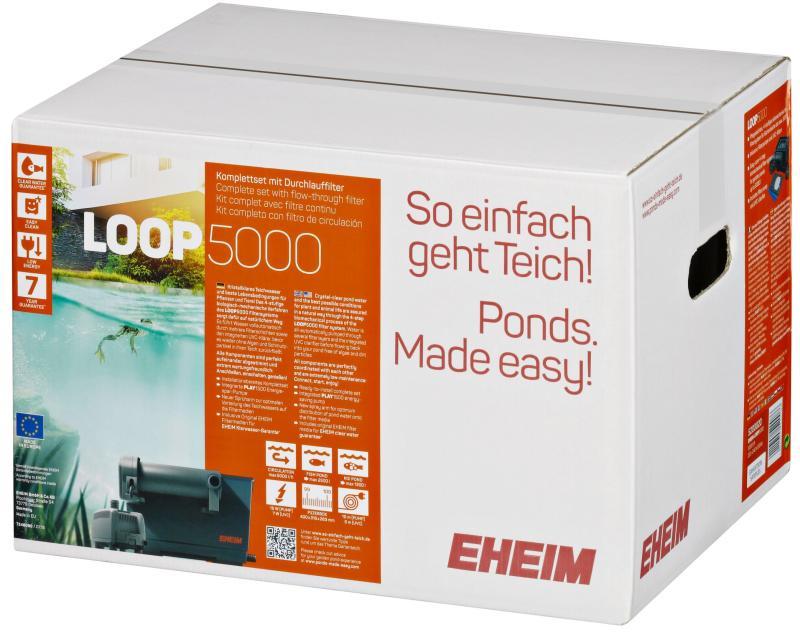 Eheim LOOP 5000 komplett tavi átfolyó szűrő UV szűrővel és szivattyúval 5200020
