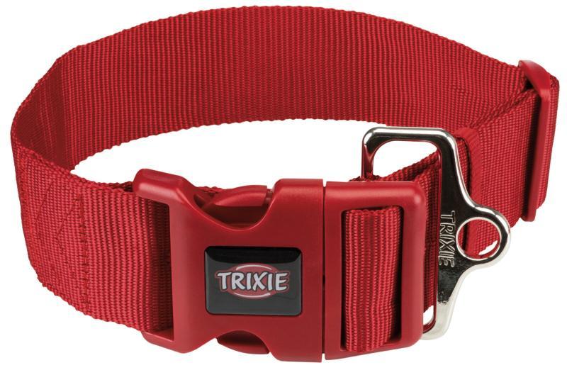 Trixie Premium textil nyakörv M-L-es 50 mm/ 40-60 cm-es piros 1999303