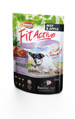 Panzi FitActive Adult-felnőtt Everyday Small Beef & Apple marha & alma kutyaeledel 300 g-os