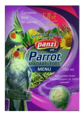 Panzi Parrot nagy-papagáj eledel 700 ml-es