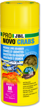 JBL ProNovo Crabs Wafer M-es eledel ollós rákoknak 250 ml-es