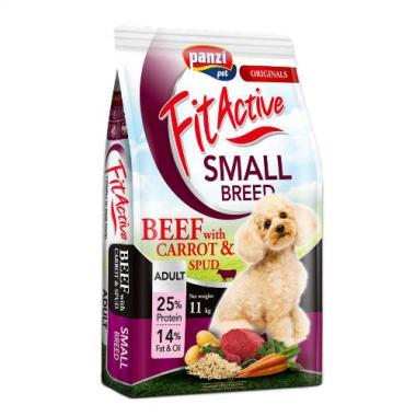 Panzi FitActive Originals Regular Beef with Carrot & Spud Small Adult felnőtt kutyaeledel 11 kg-os