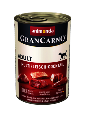 Animonda GranCarno Adult Multifleisch-Coctail felnőtt konzerv kutyaeledel multihús koktél 400 g-os