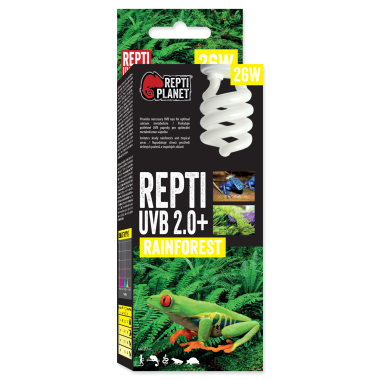 ReptiPlanet Repti UVB 2.0+ Rainforest erdei kompakt fénycső 26 W-os
