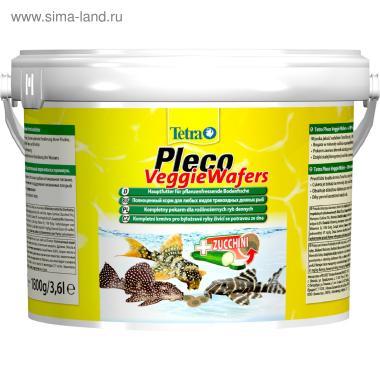 Tetra Pleco Veggie Wafers tablettás eledel tepsifejű harcsáknak (vödrös) 1750 g/ 3,6 literes