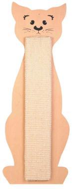 Trixie kaparófa macska fejjel szizállal natúr/beige 21x58 cm-es 43161