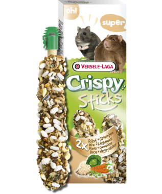 Versele-Laga Crispy Sticks Rice + vegetables hörcsög & patkány 2 db-os