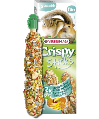Versele-Laga Crispy Sticks Exotic fruit hörcsög & mókus 2 db-os