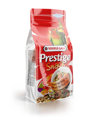 Versele-Laga Prestige Snack fruit + egg nagy papagájoknak 125 g-os