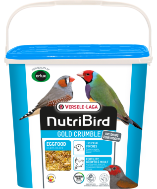 Versele-Laga NutriBird Gold Crumble Eggfood tojásos lágyeleség trópusi pintyeknek 4 kg-os